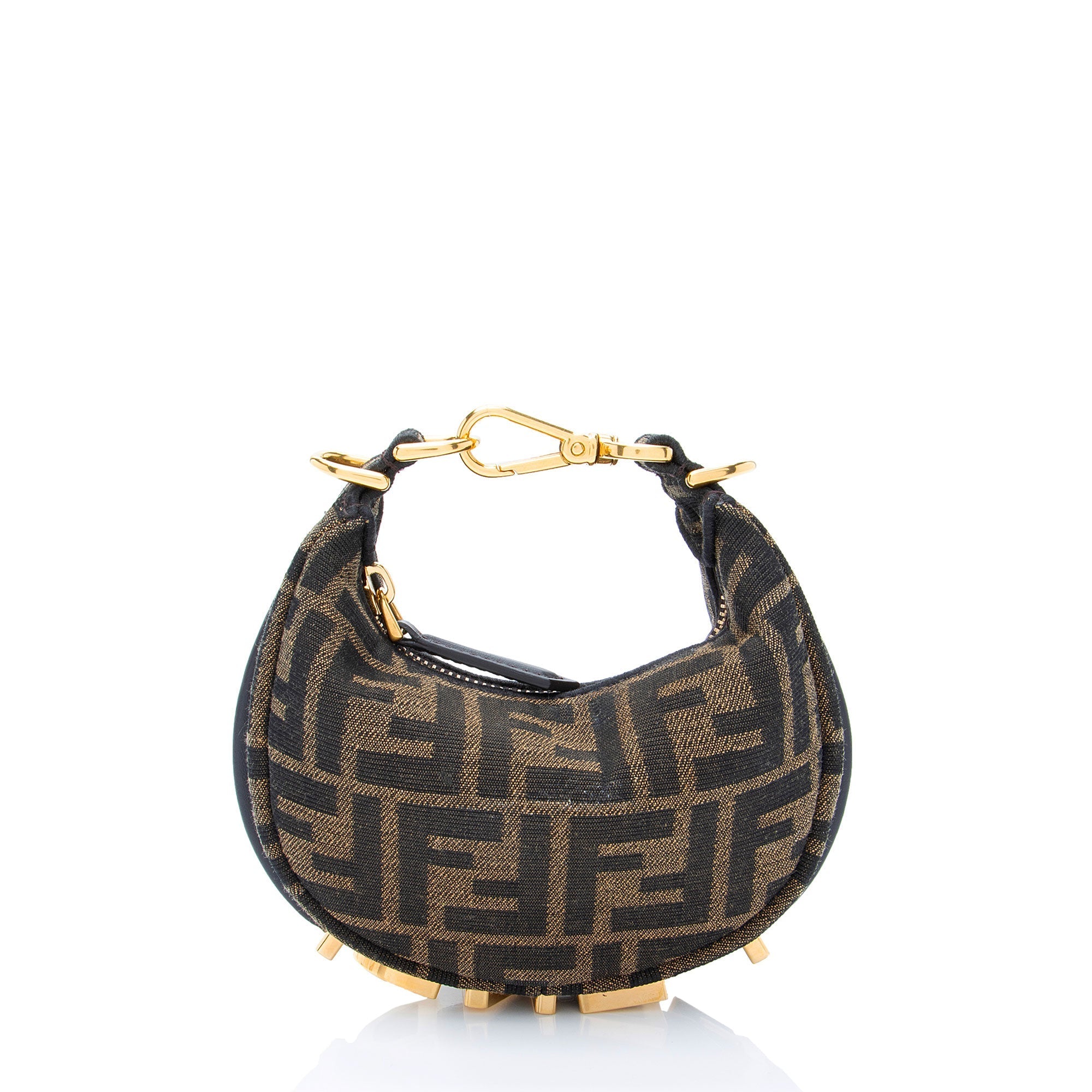 Fendi FF Canvas Fendigraphy Nano Hobo