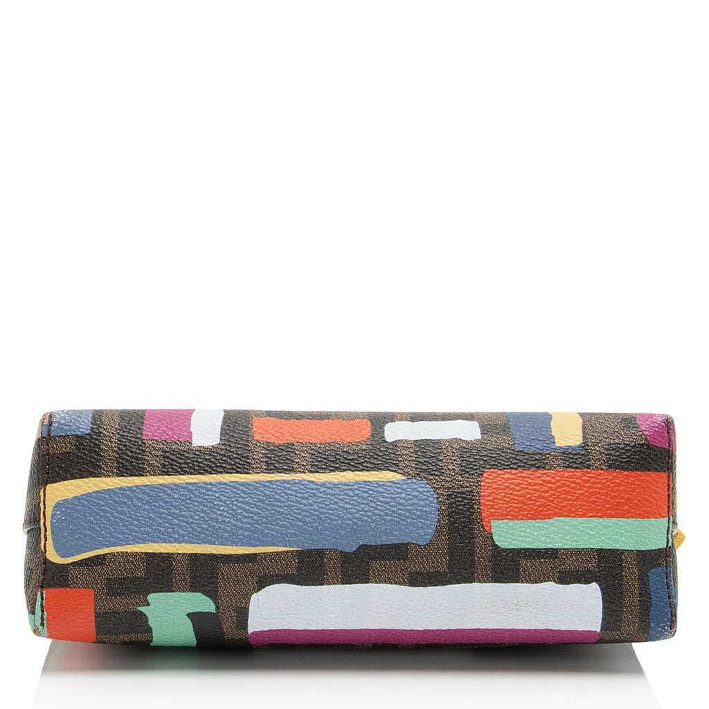 Fendi Zucca Canvas Chalks Print Pouch