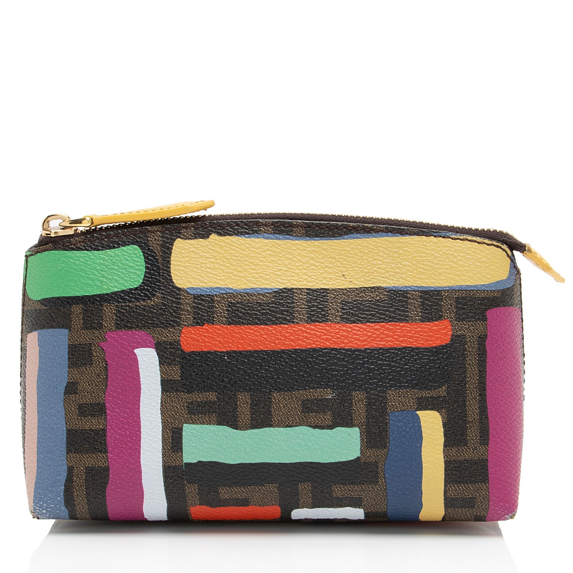 Fendi Zucca Canvas Chalks Print Pouch
