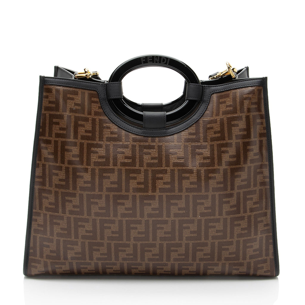 Fendi FF Coated Canvas 1974 Runaway Shopper Tote