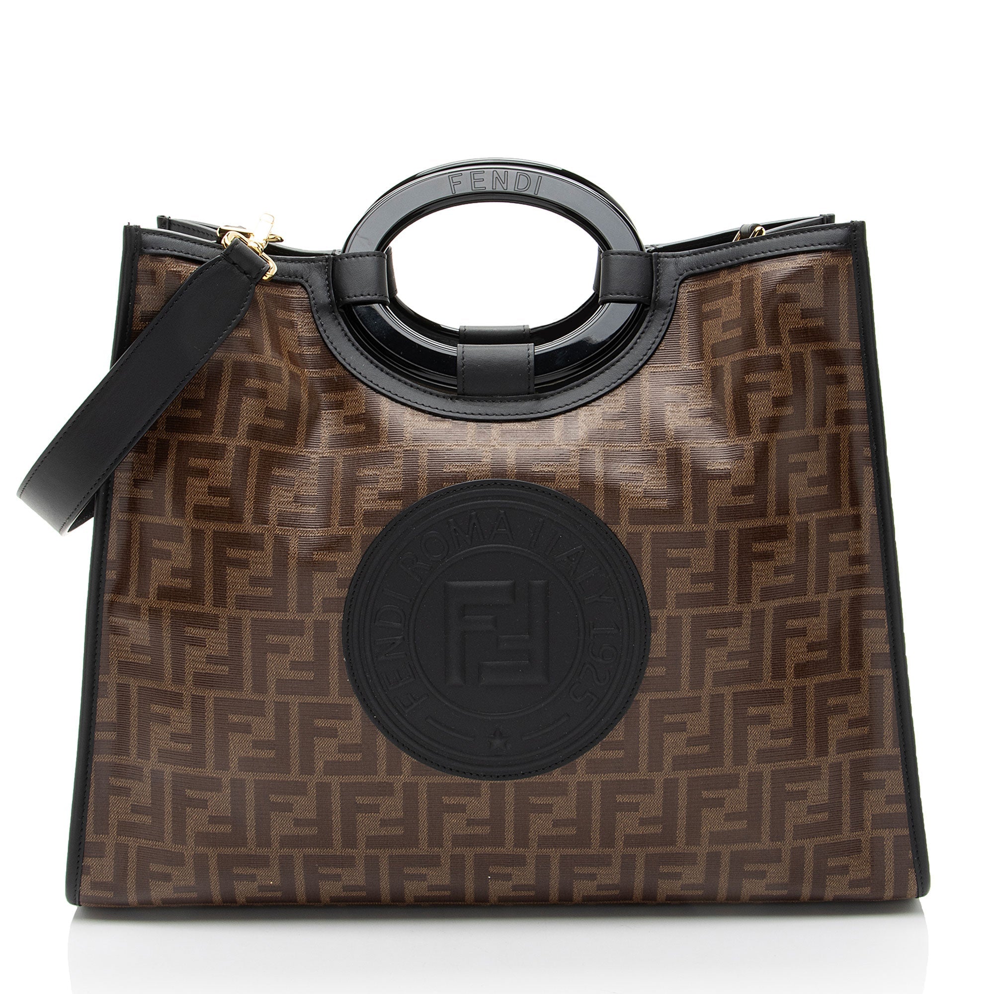 Fendi FF Coated Canvas 1974 Runaway Shopper Tote