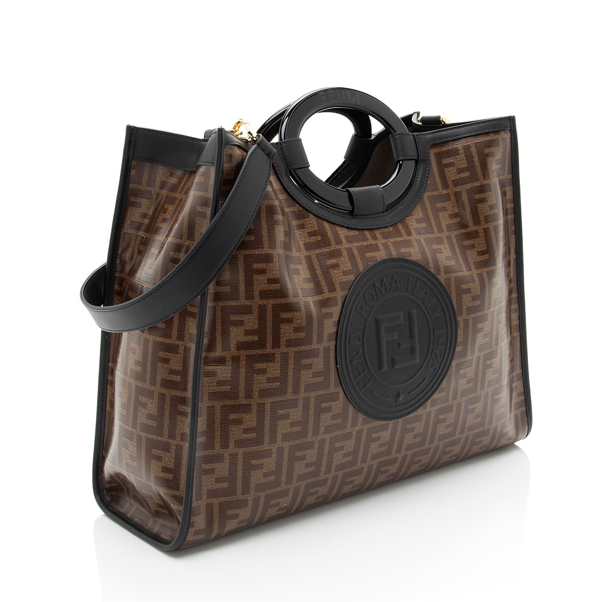 Fendi FF Coated Canvas 1974 Runaway Shopper Tote