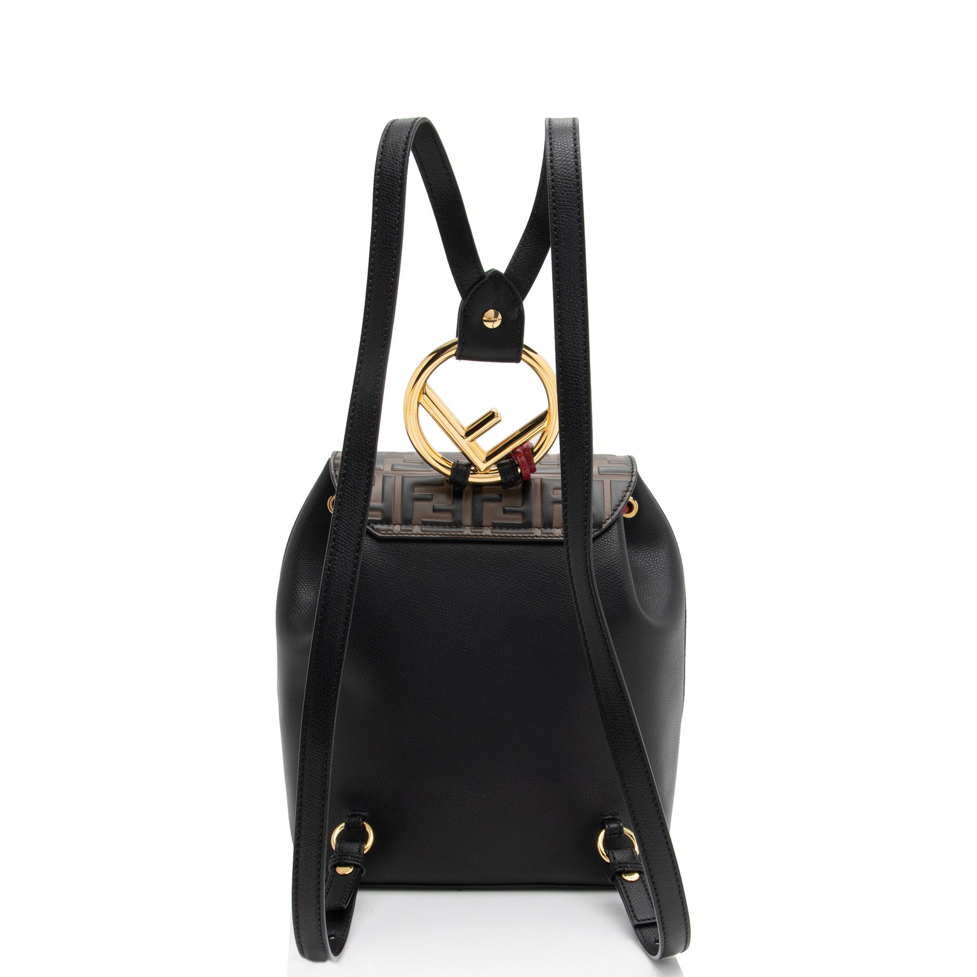 Fendi FF Embossed Calfskin Cruise Bico Backpack
