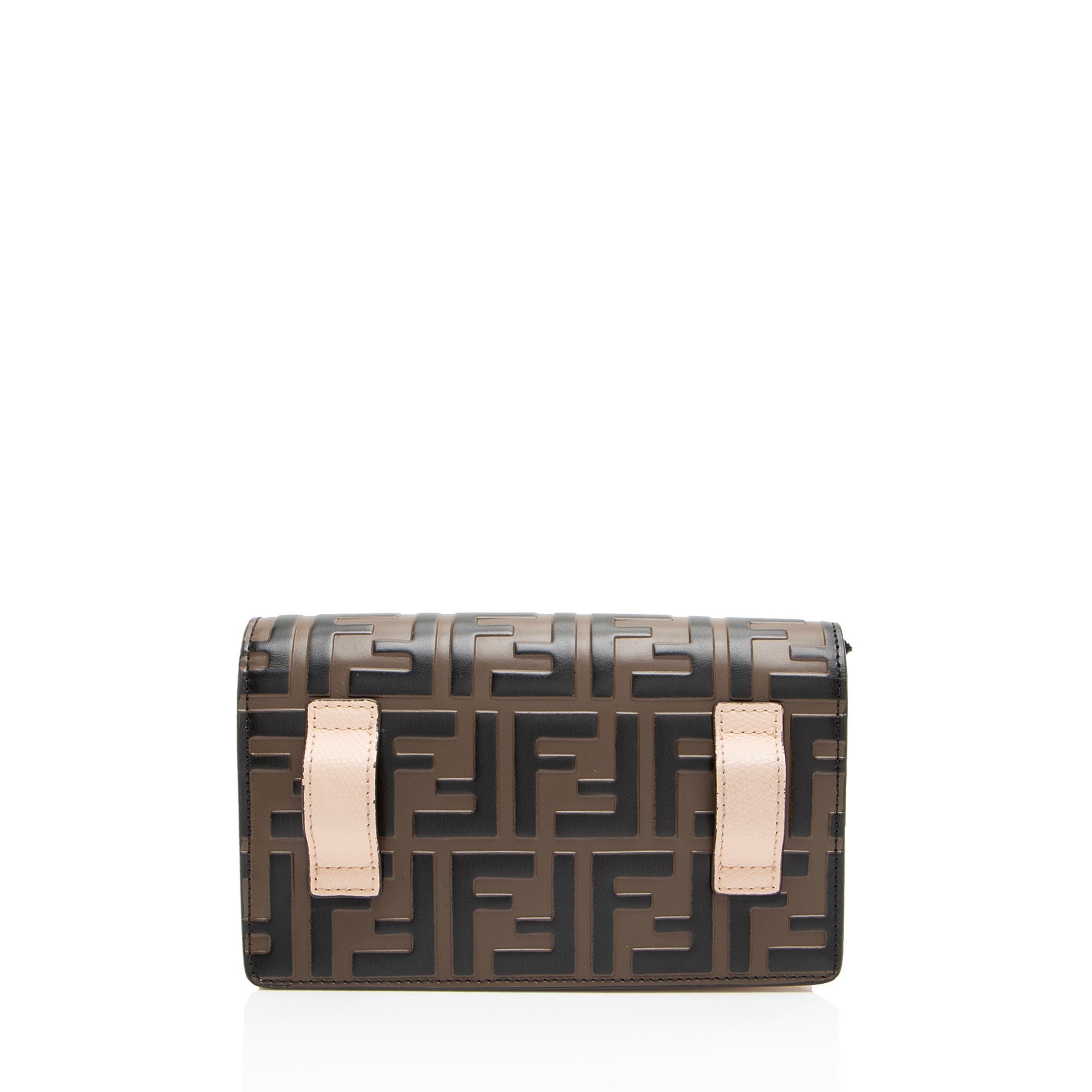 Fendi FF Embossed Calfskin FF Crossbody