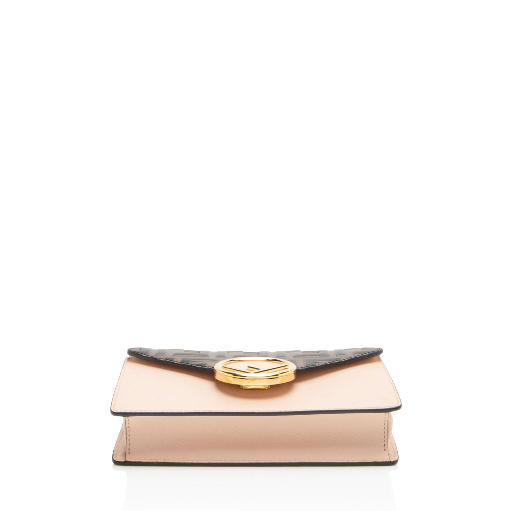 Fendi FF Embossed Calfskin FF Crossbody