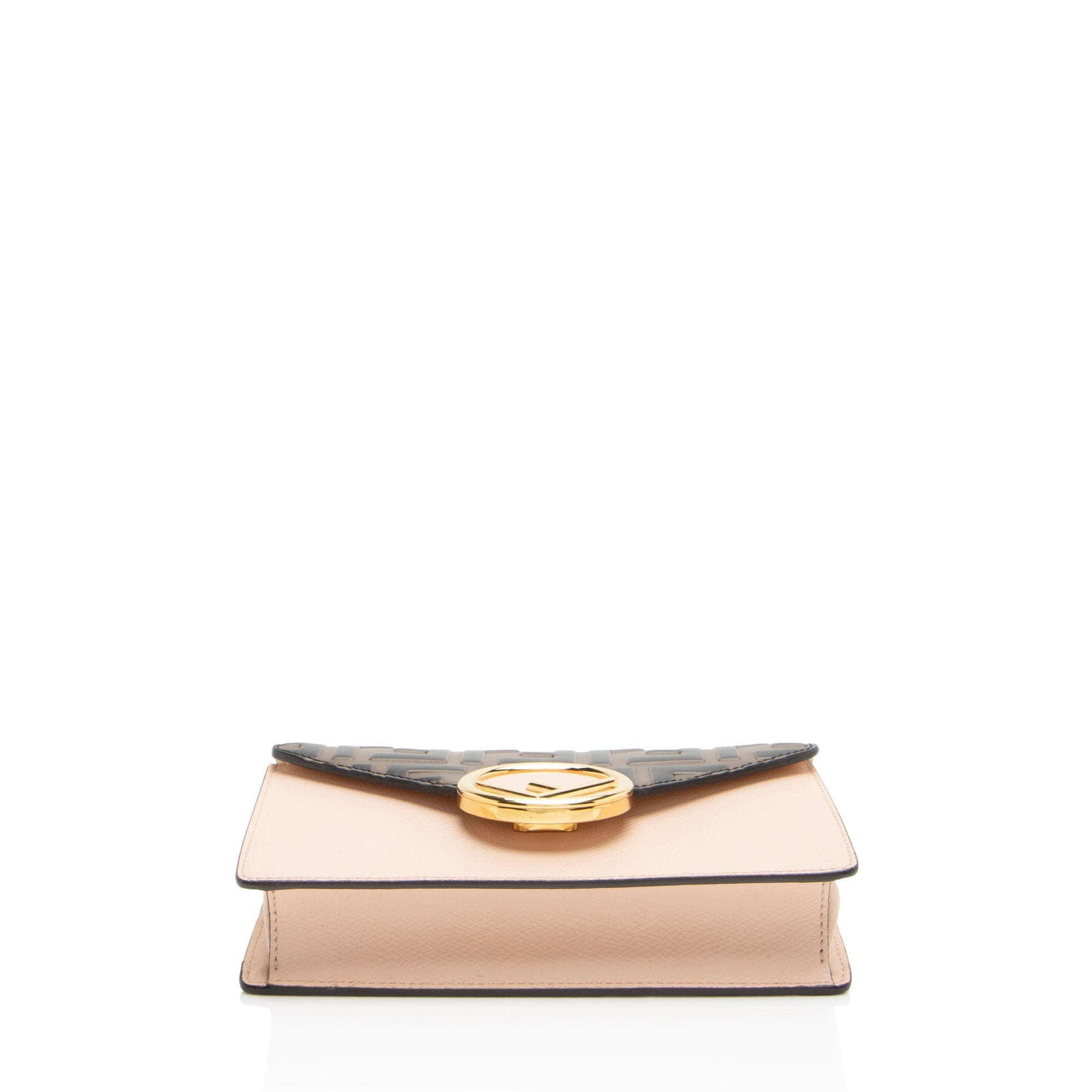Fendi FF Embossed Calfskin FF Crossbody