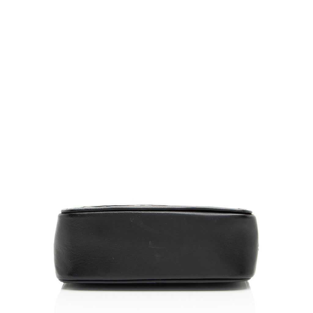 Fendi FF Embossed Calfskin Mini Camera Bag