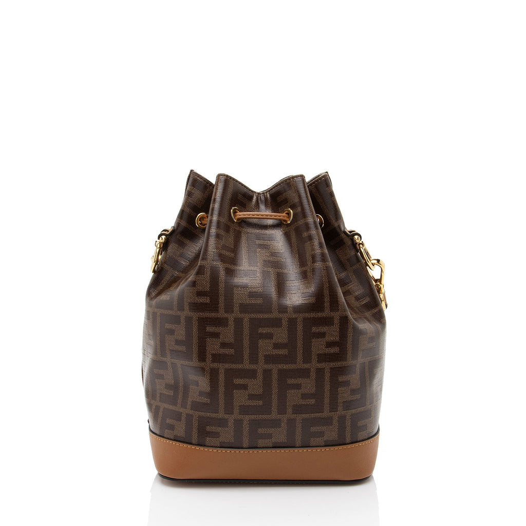 Fendi FF Spalmati Mon Tresor Grande Shoulder Bag