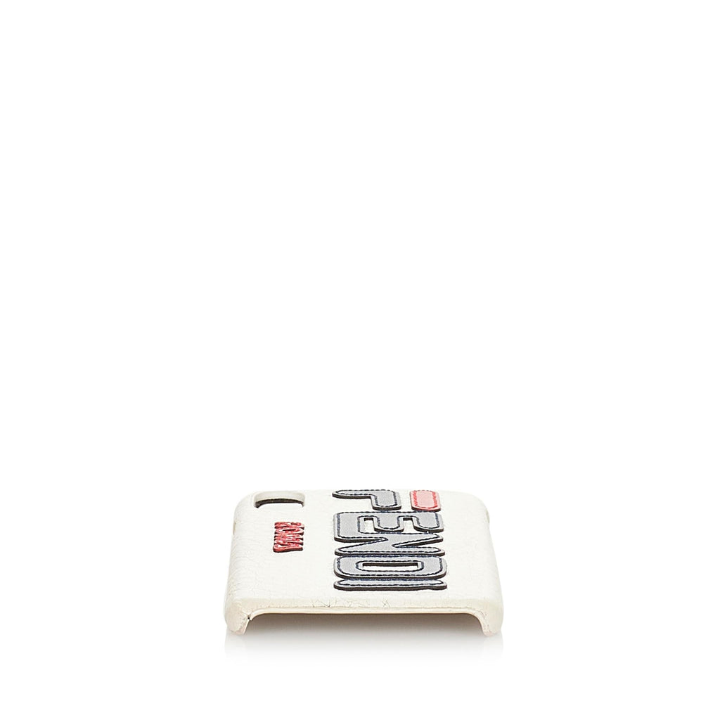 Fendi Fendi Mania Leather iPhoneX Case (SHG-24298)