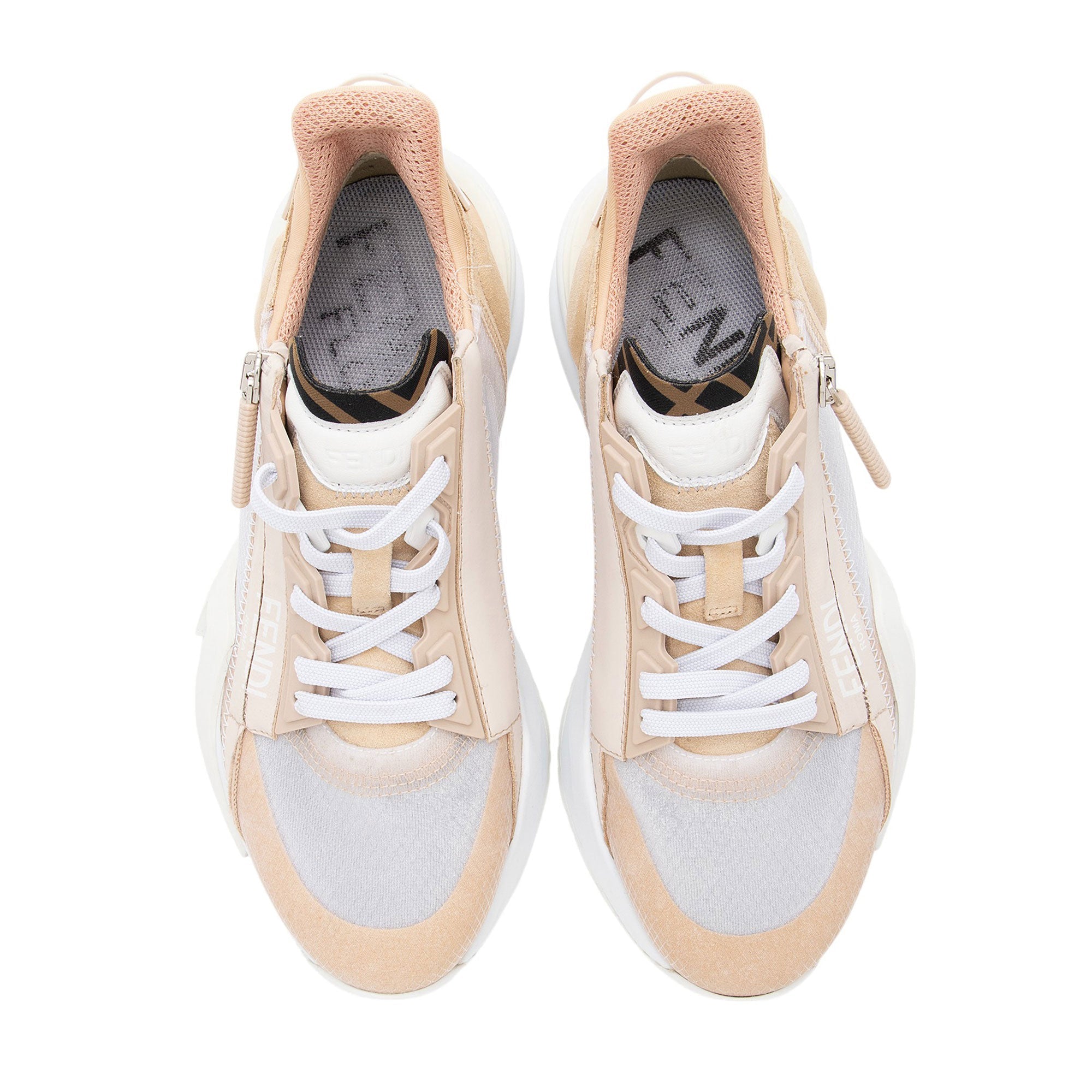 Fendi Nylon Flow Sneakers - Size 8 / 38