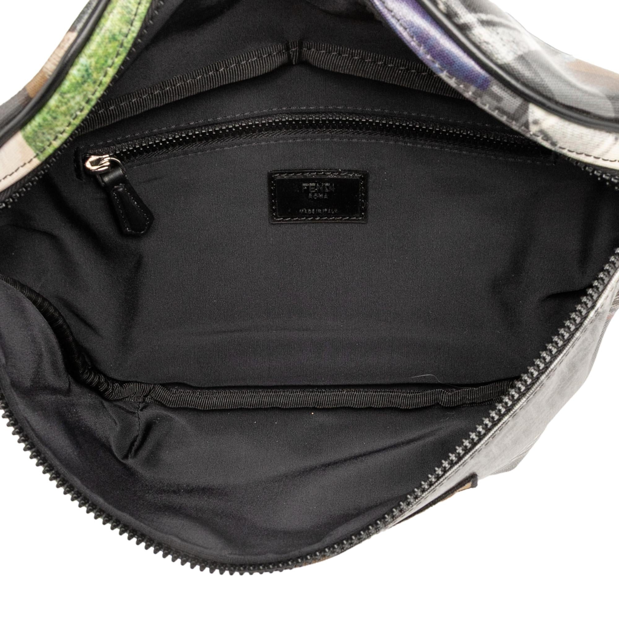 Fendi Hey Reilly Zucca FF 1974 Coated Canvas Belt Bag