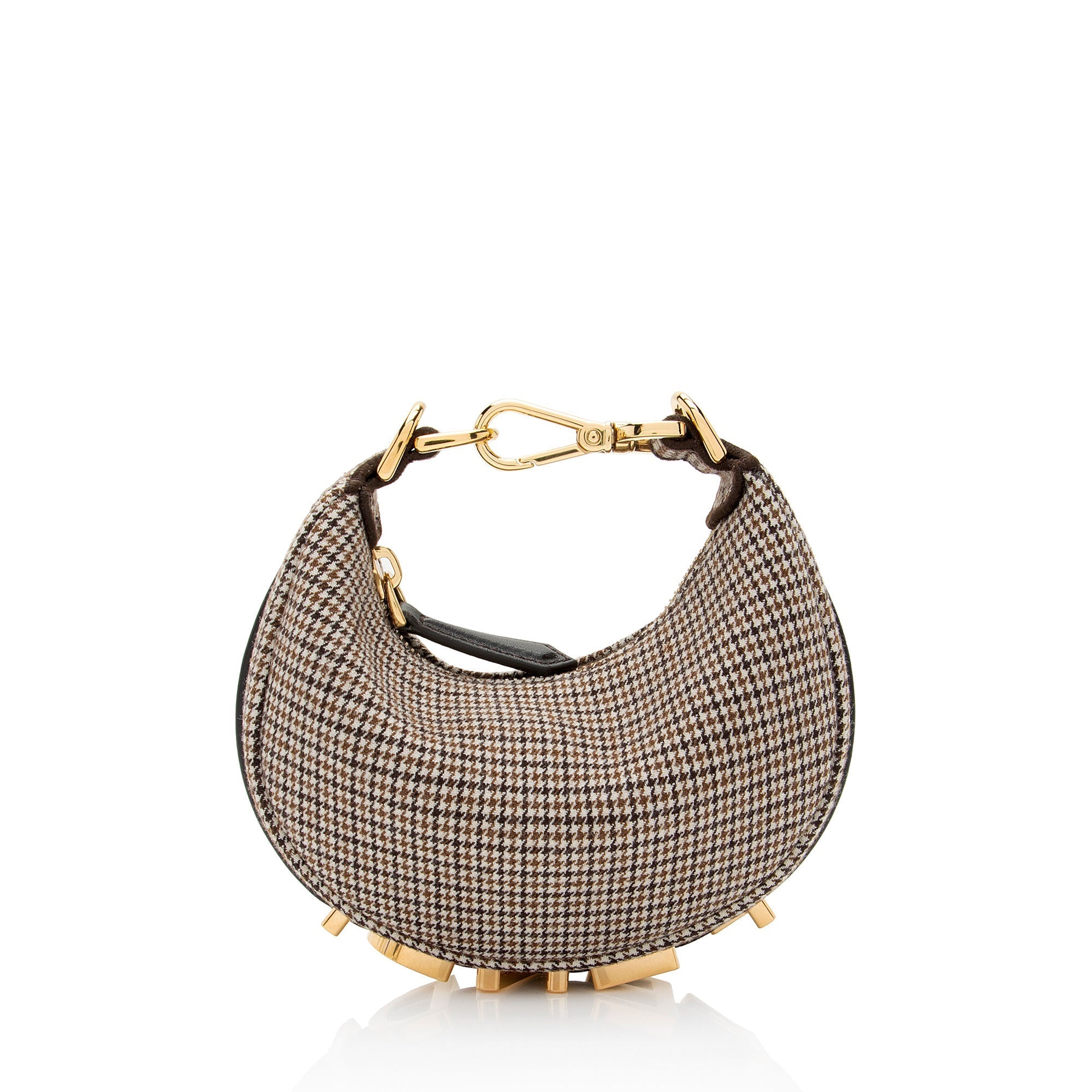 Fendi Fabric Fendigraphy Nano Hobo (SHF-N6cAIe)