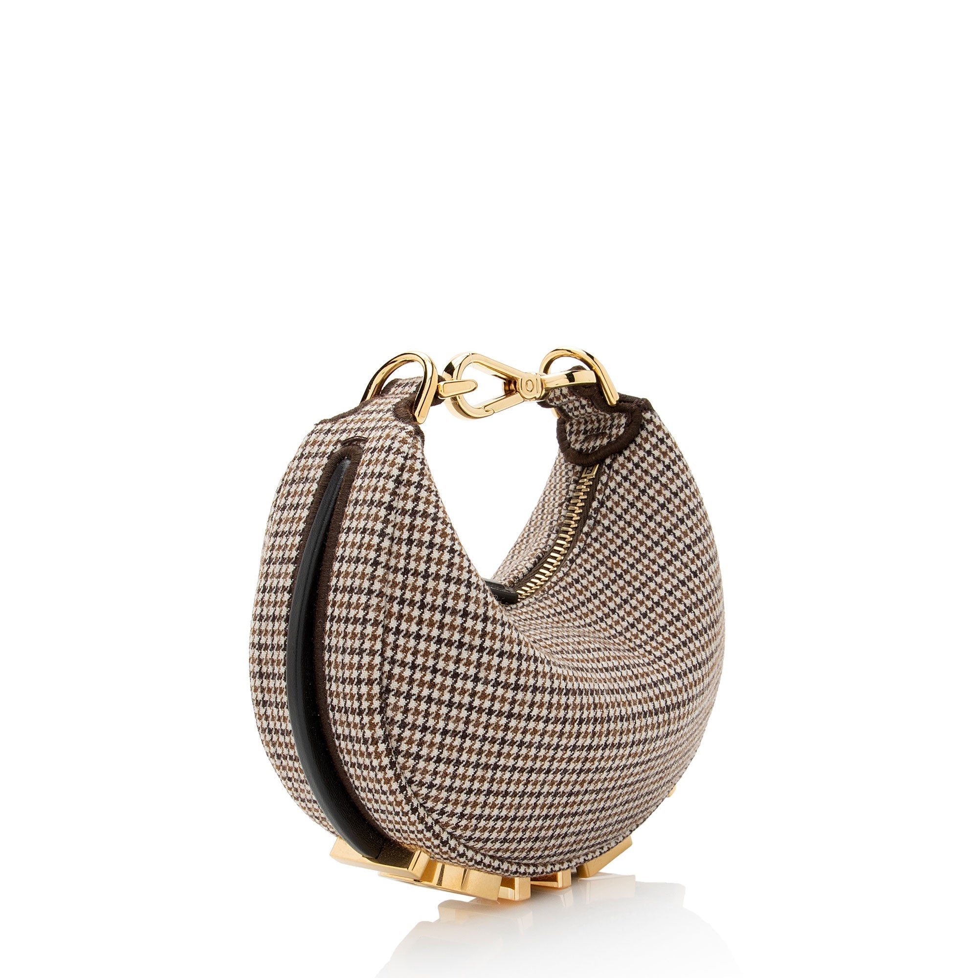 Fendi Fabric Fendigraphy Nano Hobo (SHF-N6cAIe)