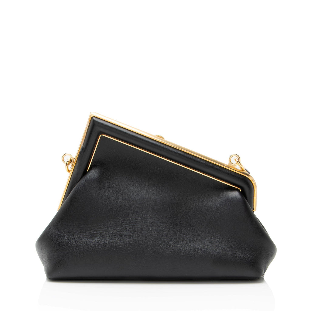 Fendi Lambskin Fendi First Small Shoulder Bag