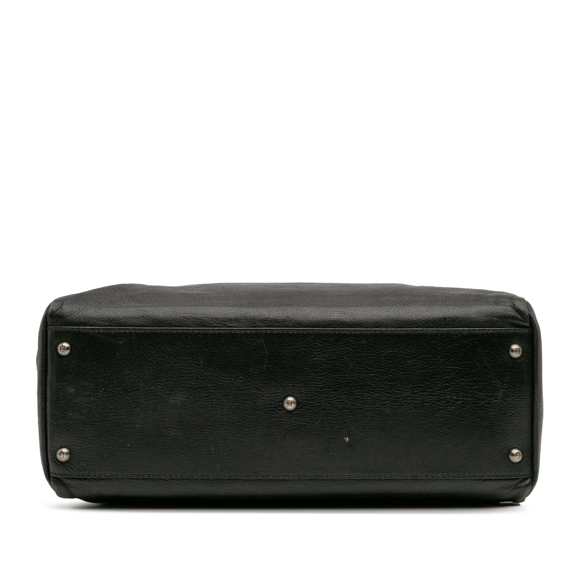 Fendi Large Goatskin Peekaboo Iconic Satchel