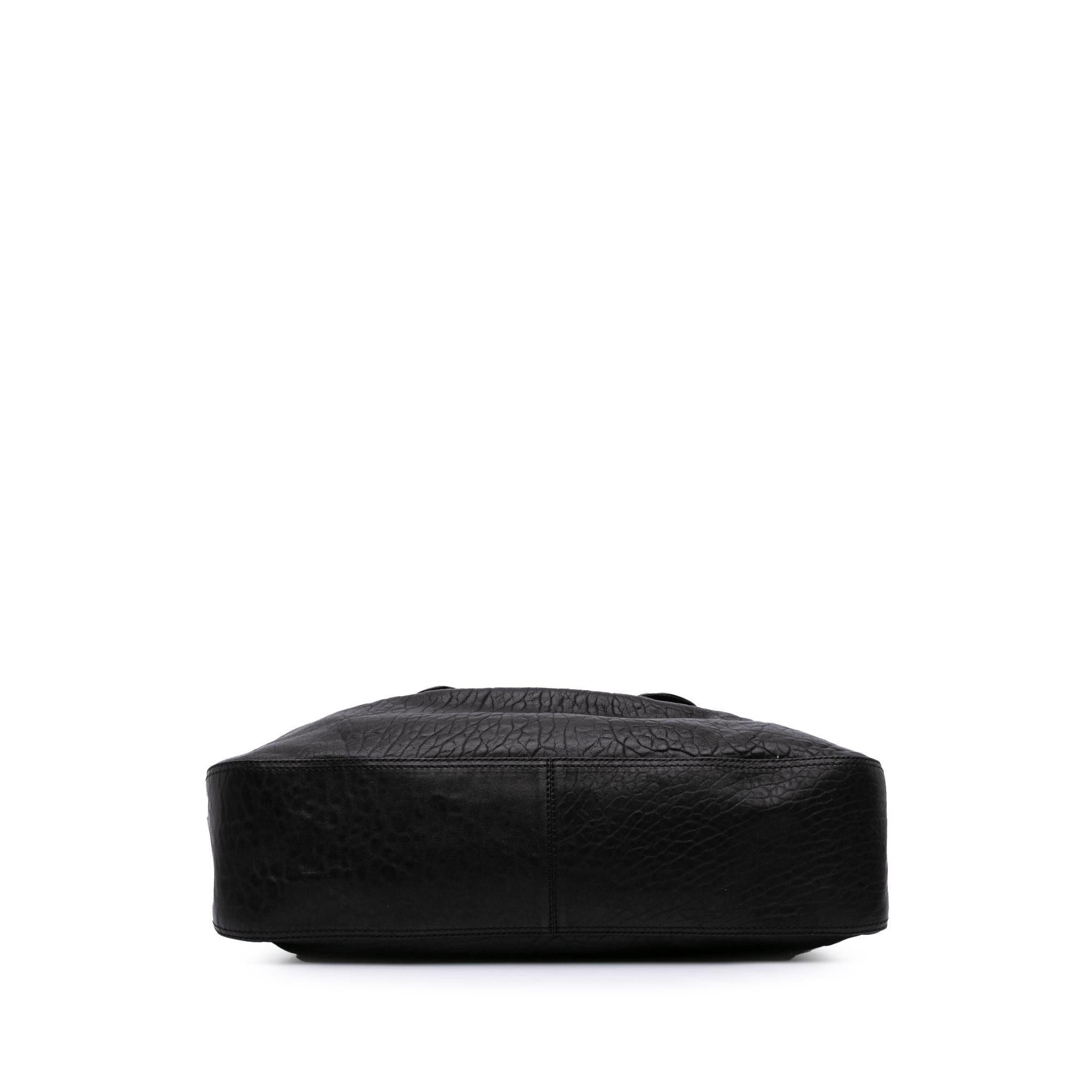 Fendi Large Leather B Bis Top Handle Bag