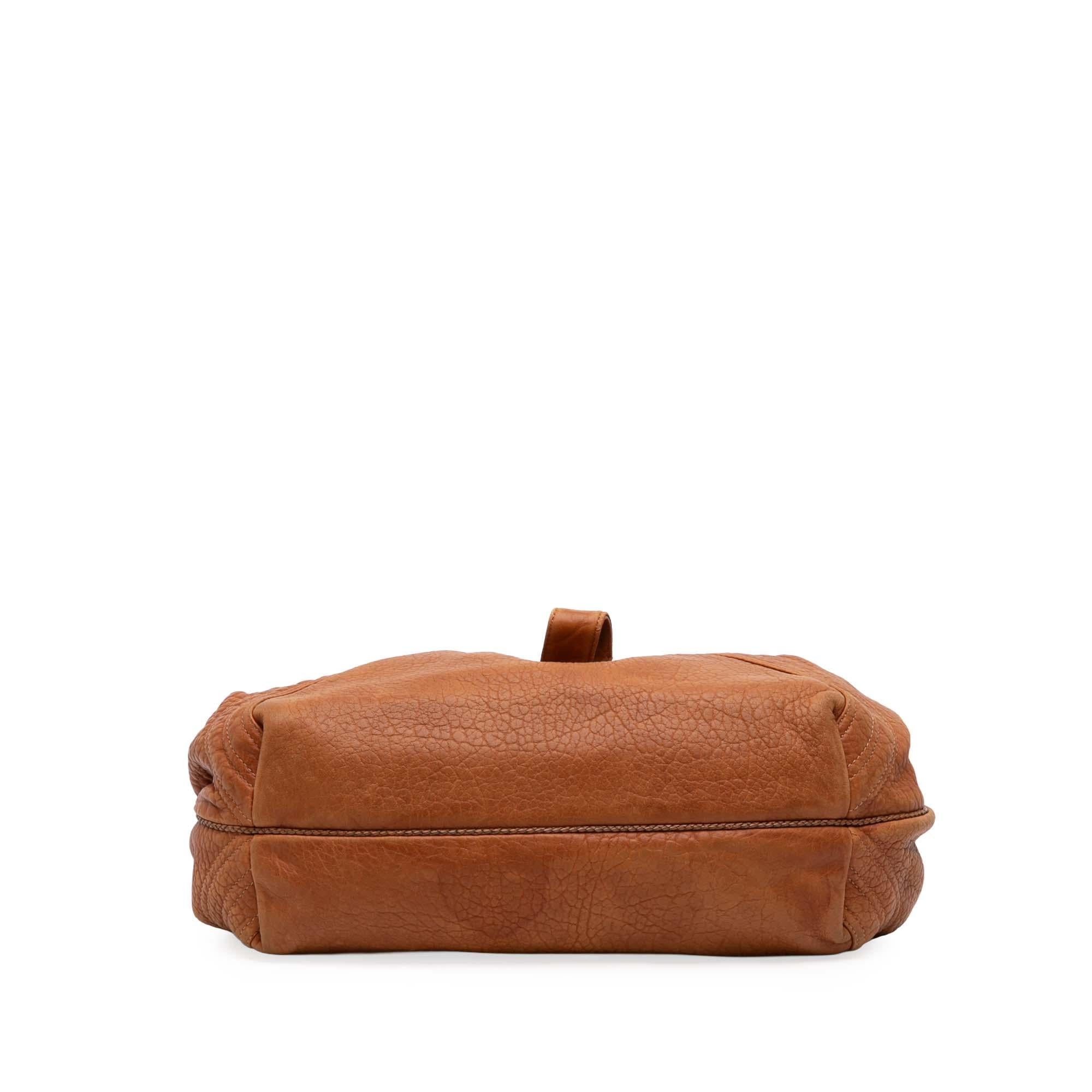 Fendi Large Leather Spy Handbag