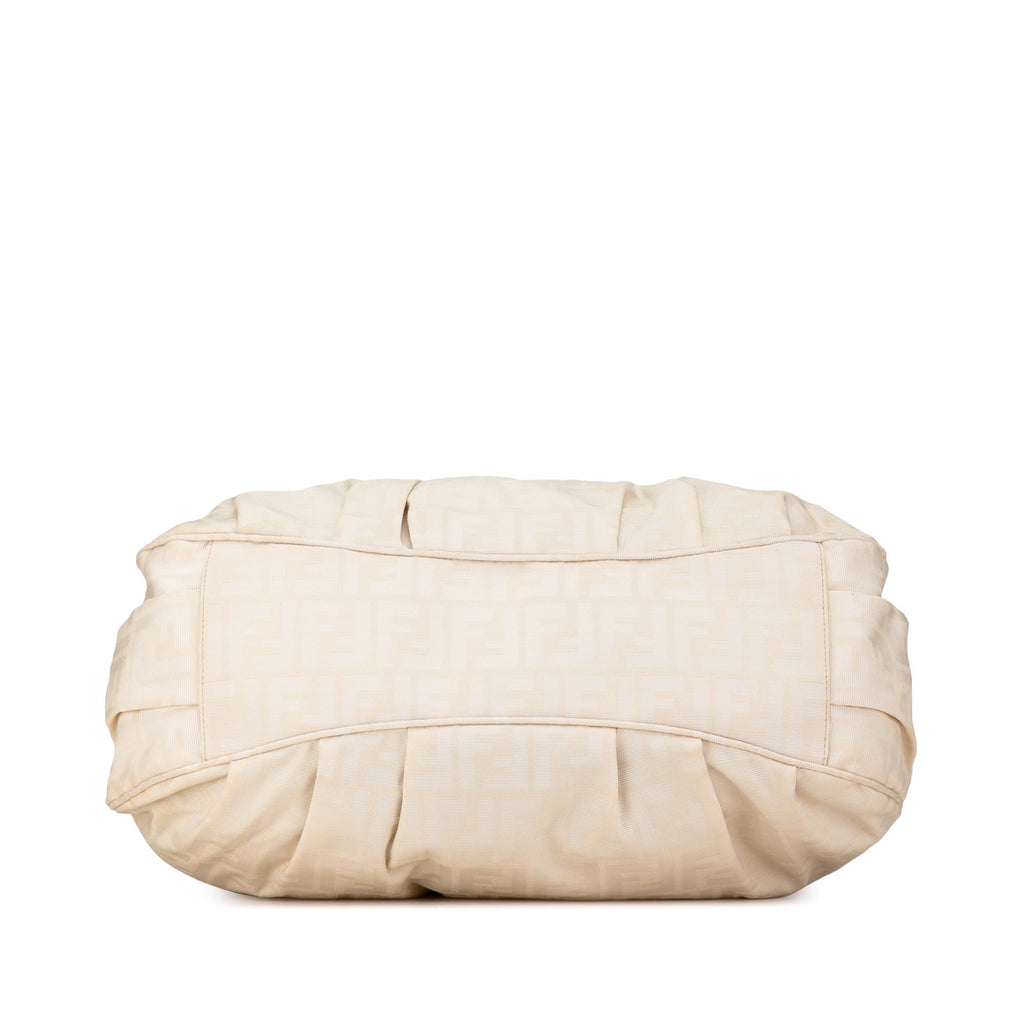 Fendi Large Zucca Canvas Mia Tote