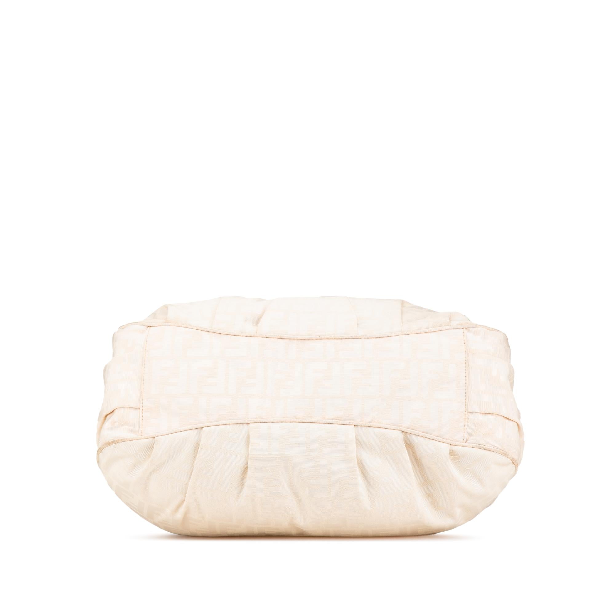 Fendi Large Zucca Canvas Mia Tote