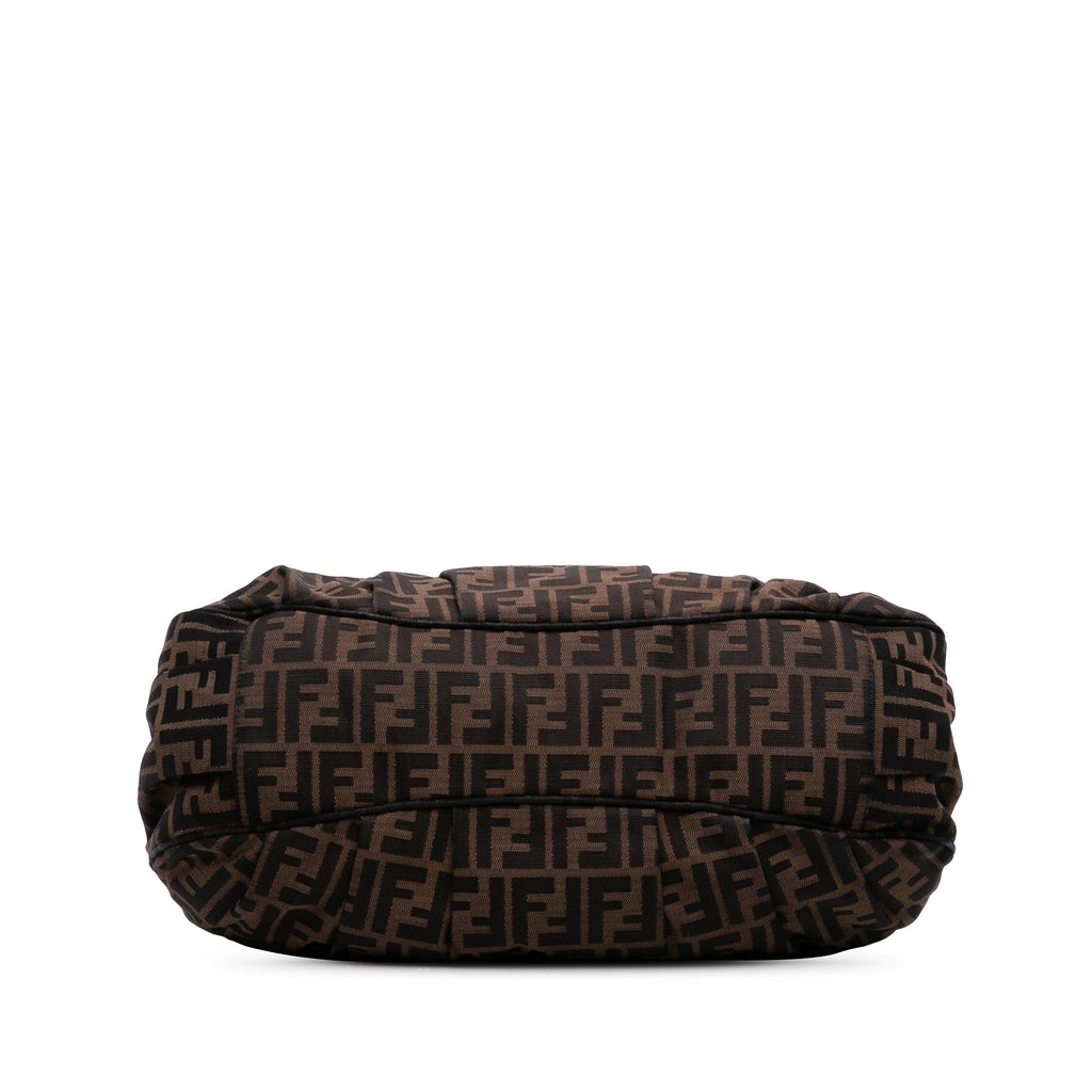 Fendi Large Zucca Canvas Mia Tote