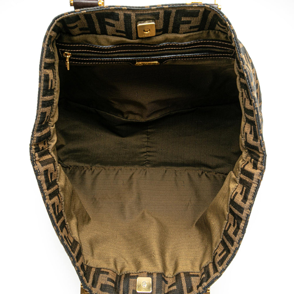 Fendi Large Zucca Canvas Twins Tote
