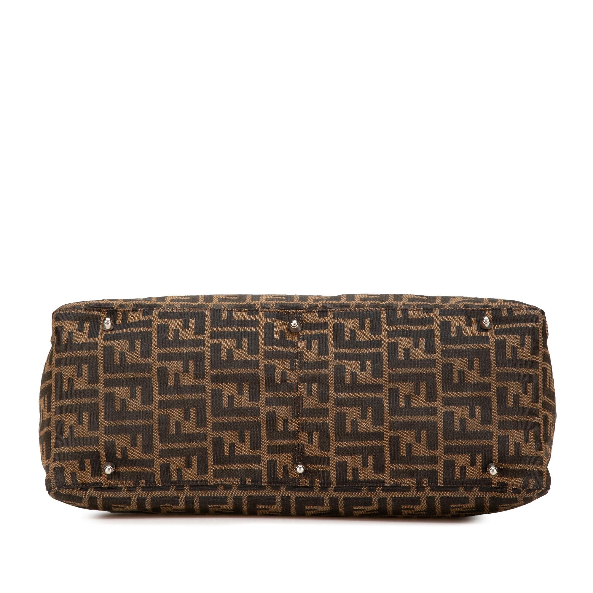 Fendi Large Zucca Canvas Twins Tote