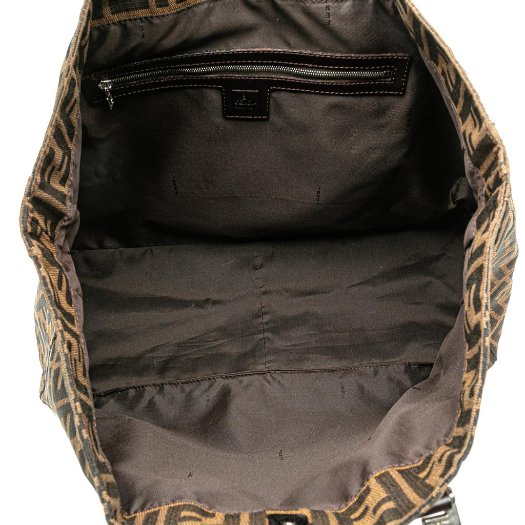 Fendi Large Zucca Canvas Twins Tote