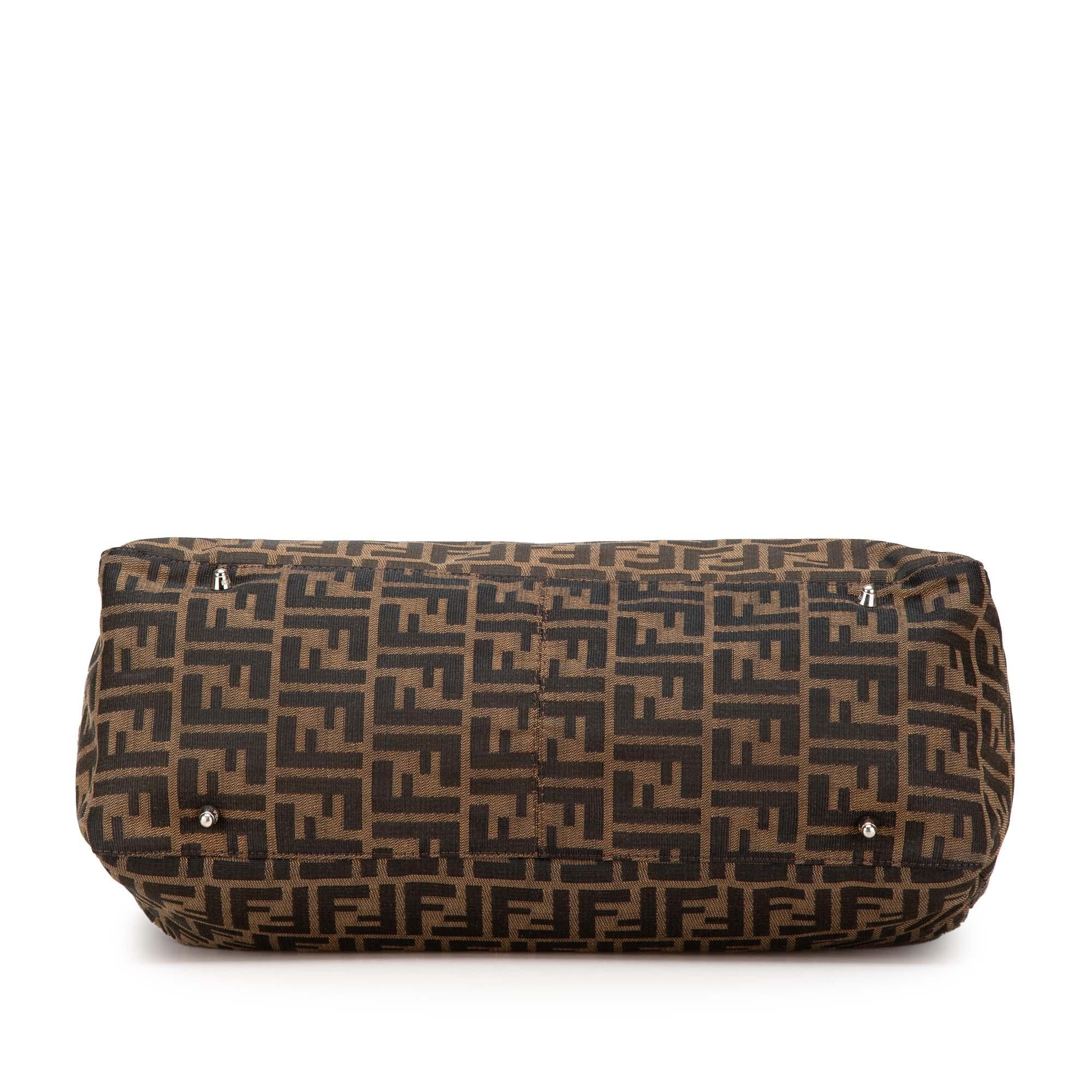 Fendi Large Zucca Canvas Twins Tote