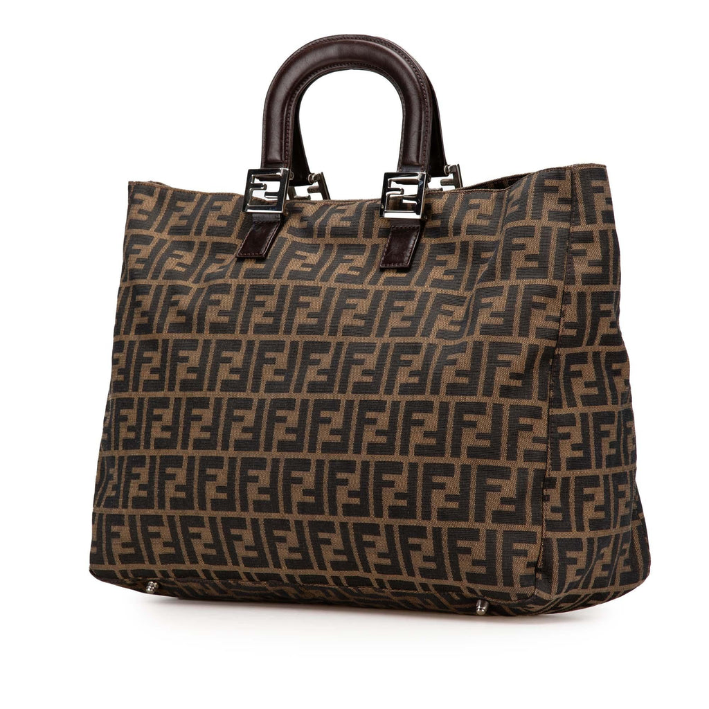Fendi Large Zucca Canvas Twins Tote