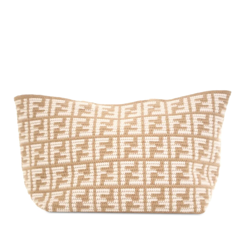 Fendi Large Zucca Cashmere Shopper Tote (SHG-eInhrd)