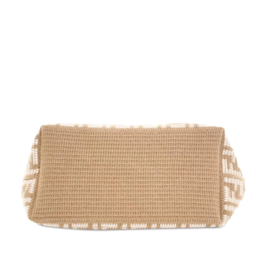 Fendi Large Zucca Cashmere Shopper Tote (SHG-eInhrd)
