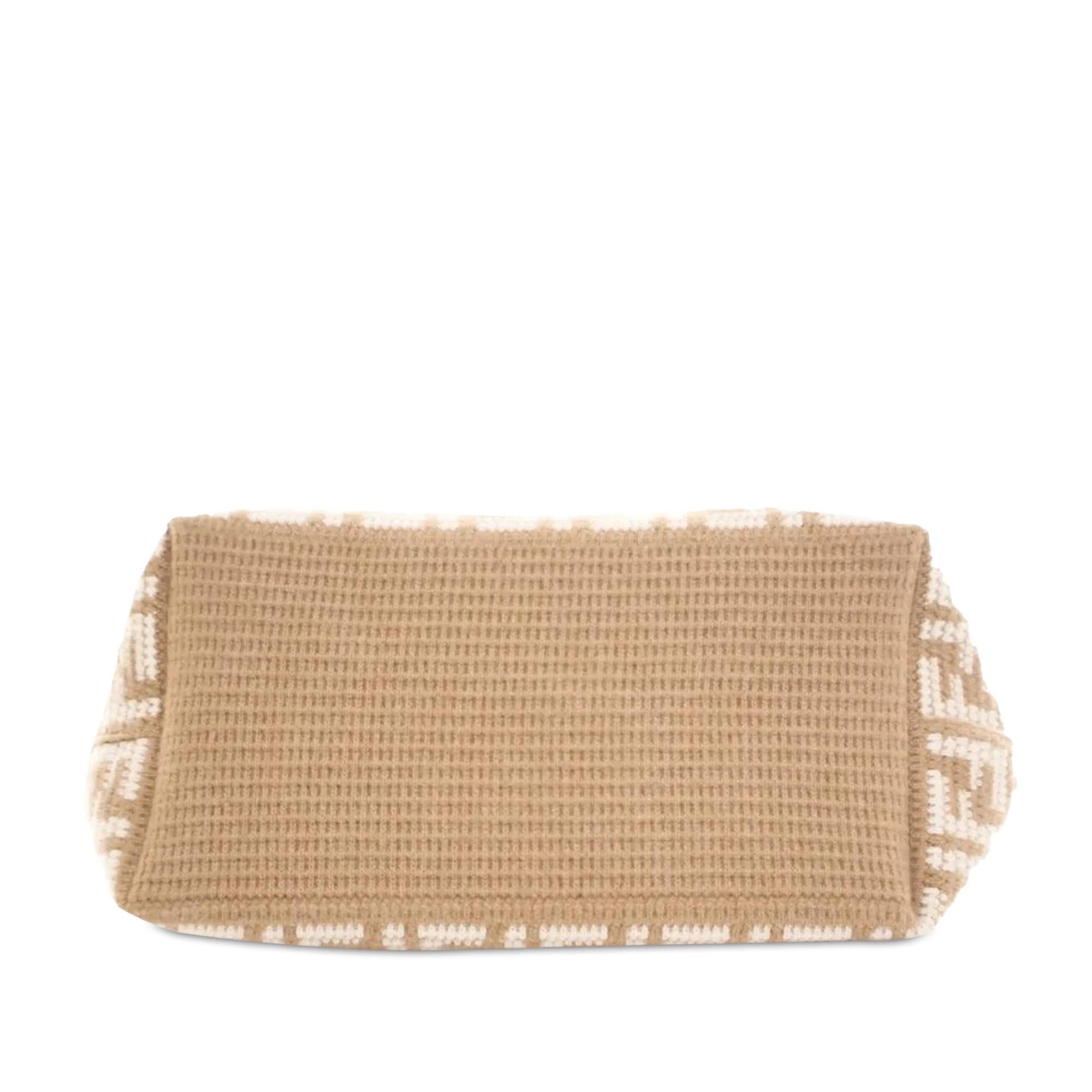 Fendi Large Zucca Cashmere Shopper Tote (SHG-eInhrd)