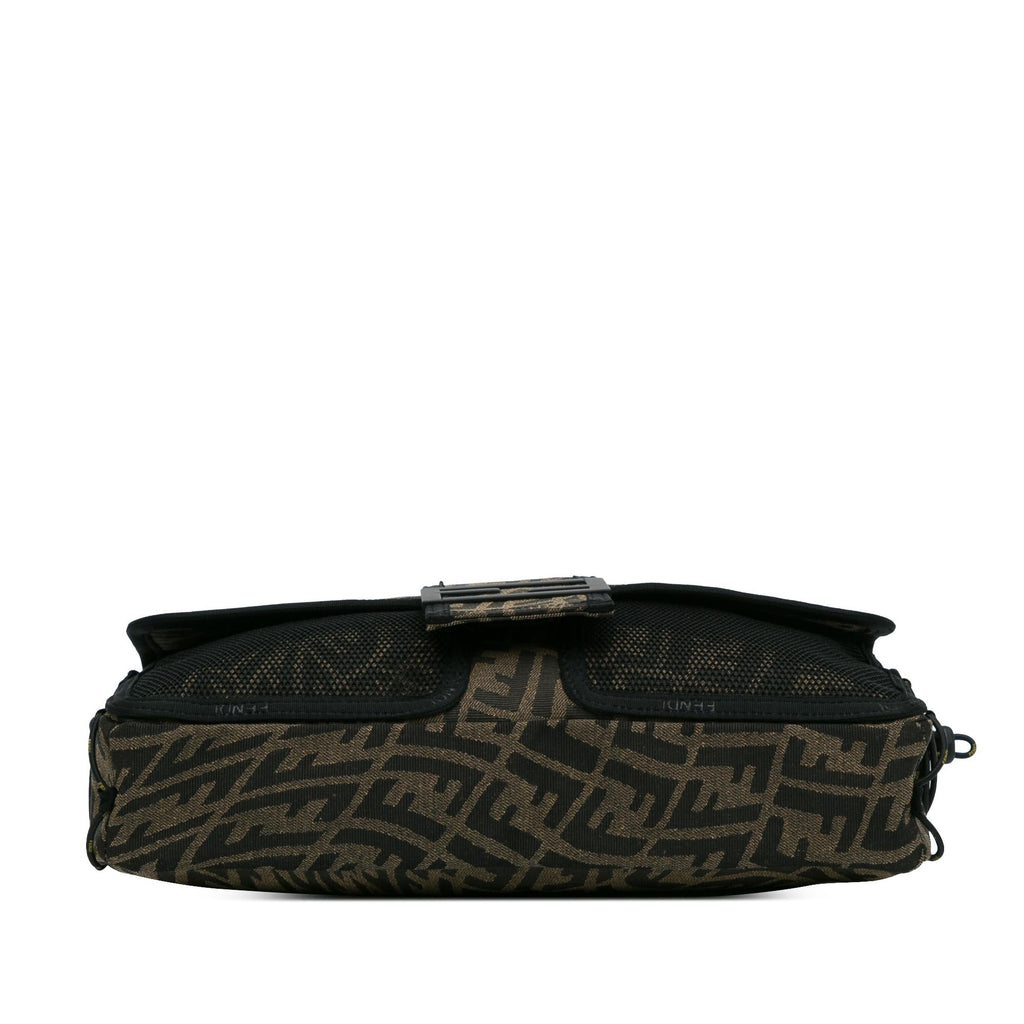 Fendi Large Zucca Vertigo Mesh Baguette Satchel (SHG-lFrso8)