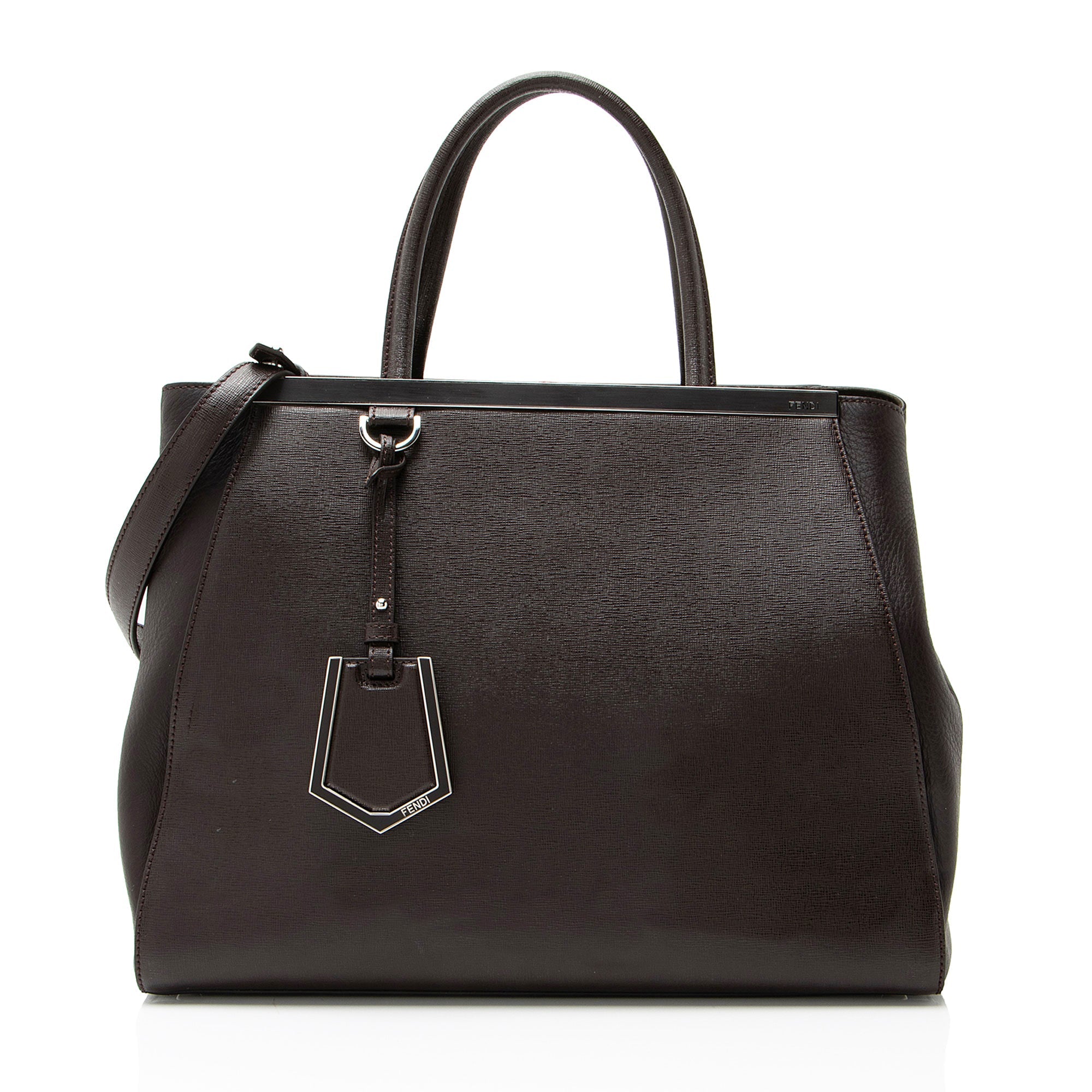 Fendi Leather 2Jours Medium Tote