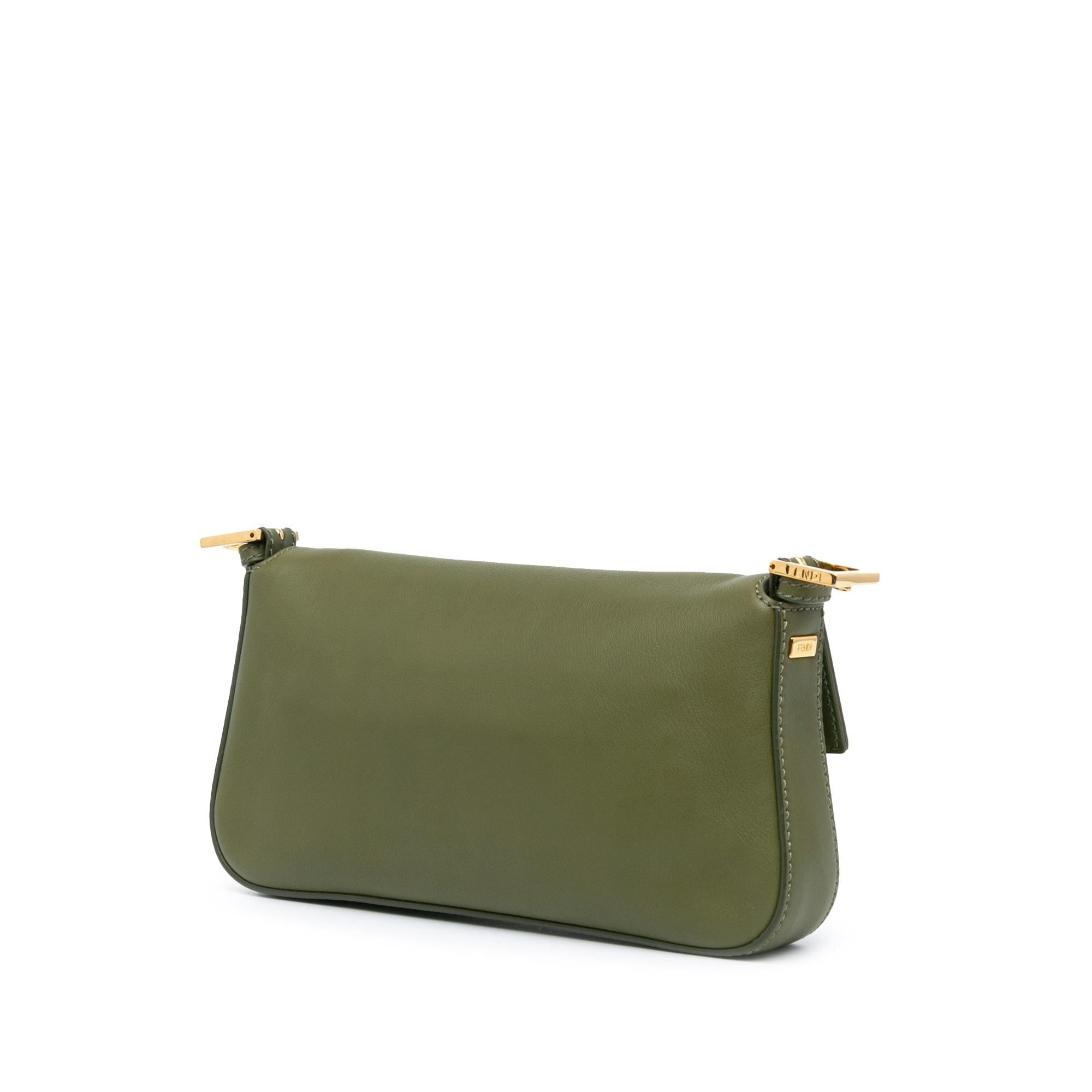 Fendi Leather Baguette Crossbody (SHG-cYzdbi)