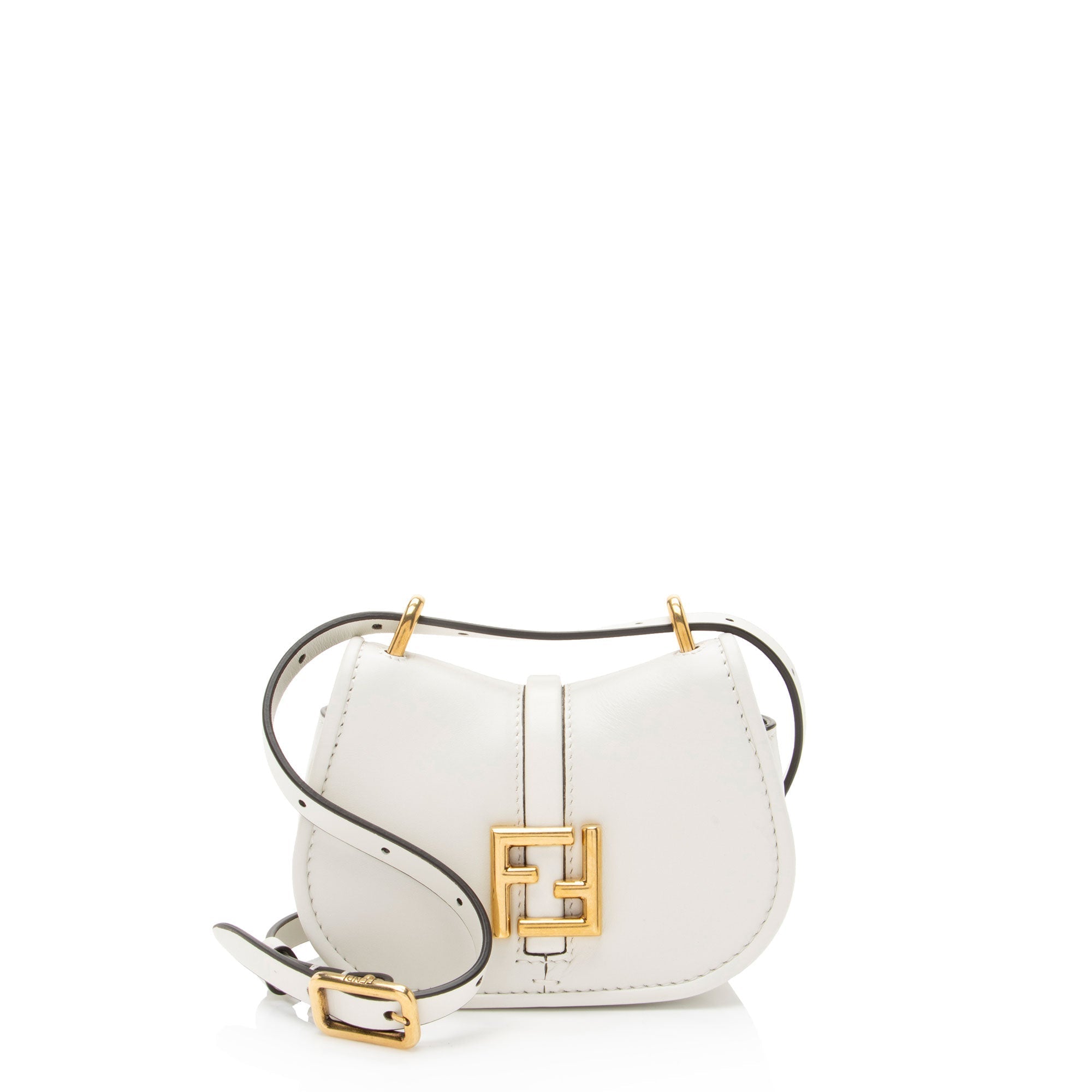 Fendi Leather C'mon Nano Shoulder Bag
