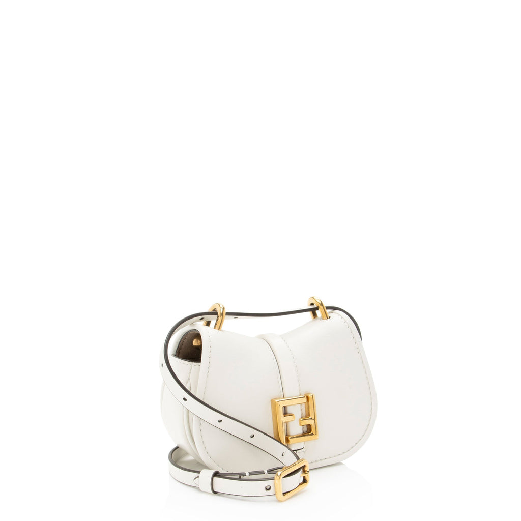 Fendi Leather C'mon Nano Shoulder Bag
