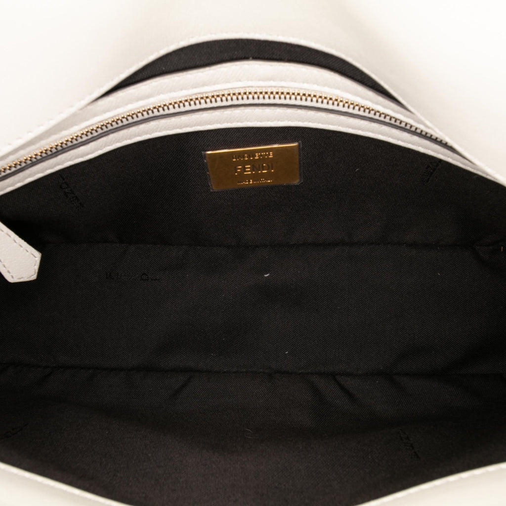 Fendi Leather Convertible Baguette Satchel