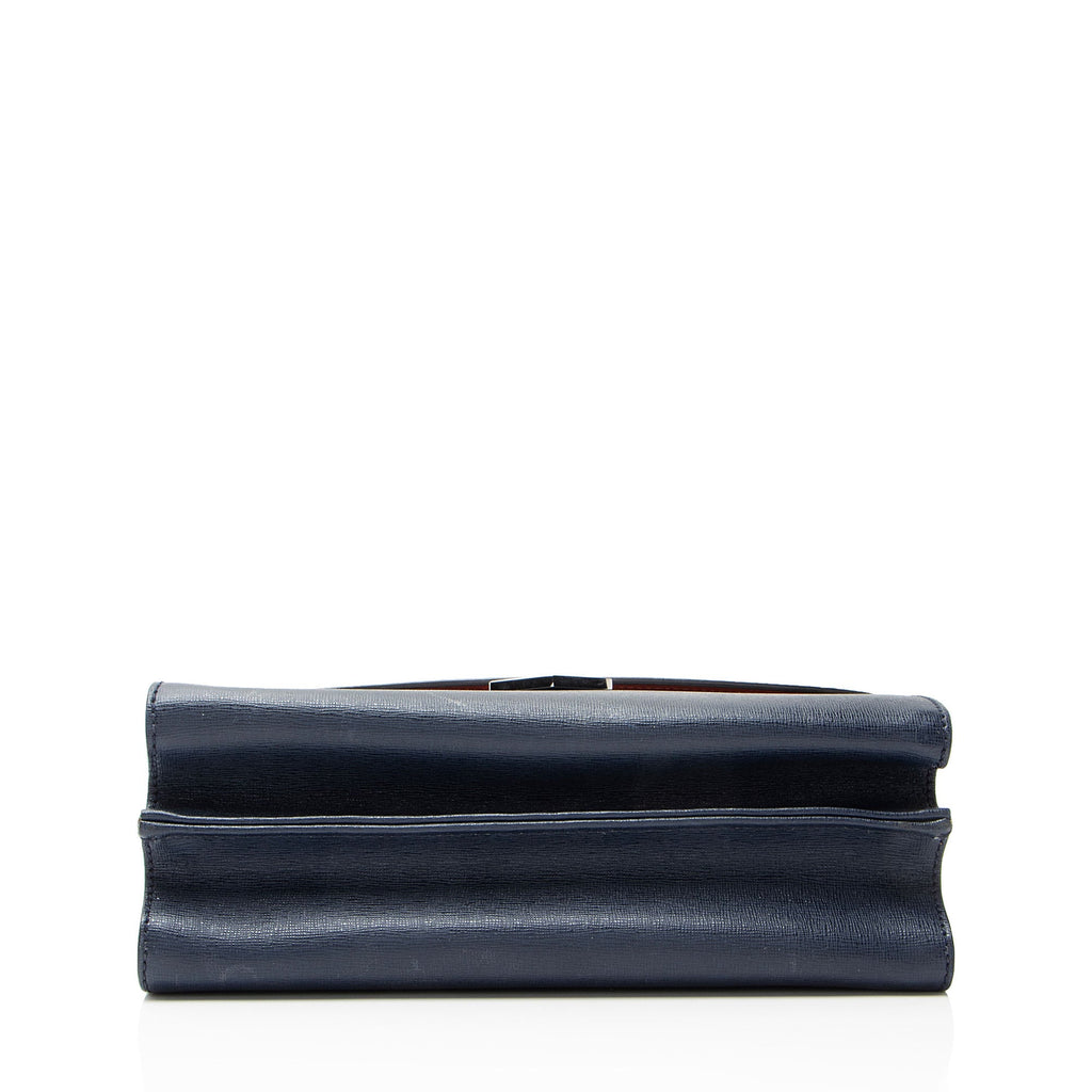 Fendi Leather Demi Jour Small Tote