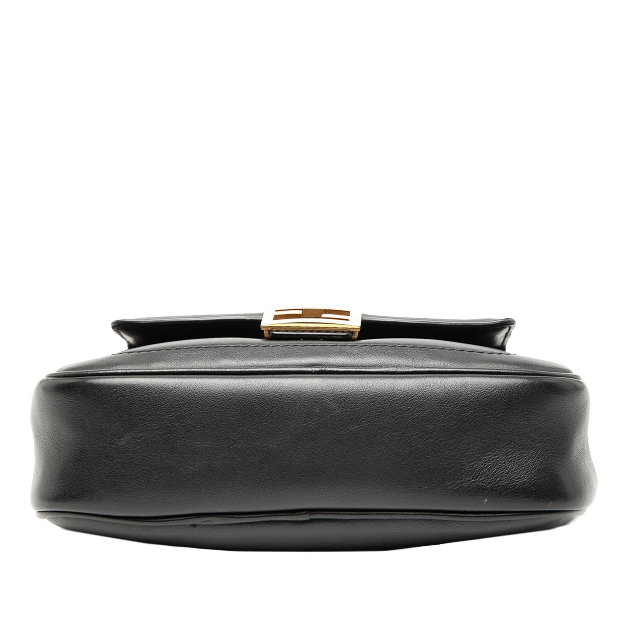 Fendi Leather Easy 2 Baguette Crossbody
