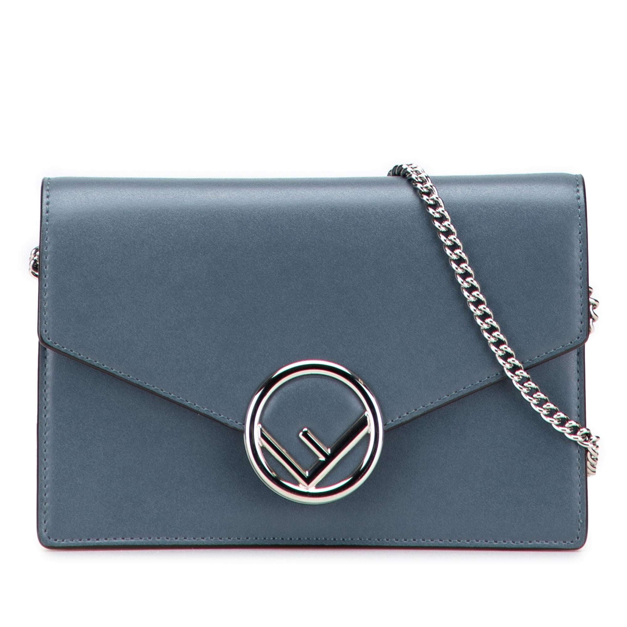 Fendi Leather F Is Fendi Envelope Wallet On Chain