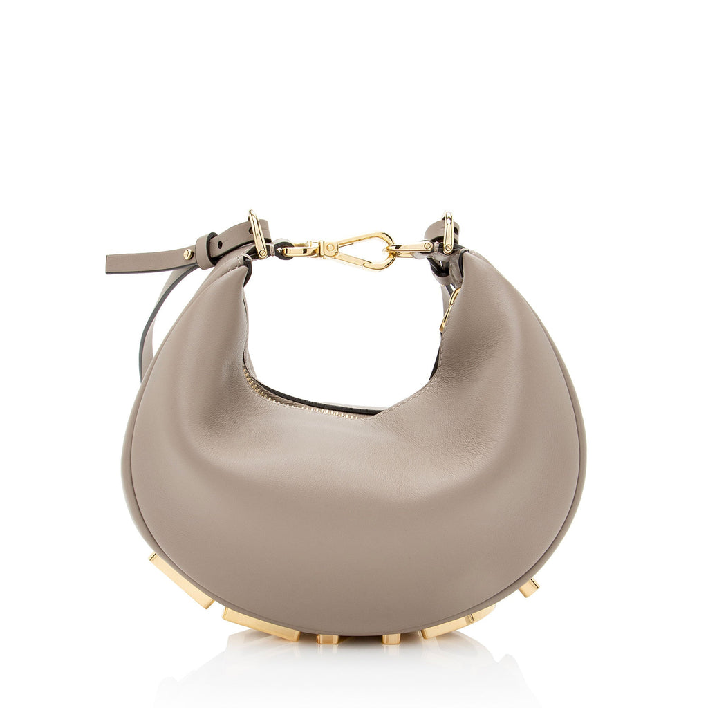 Fendi Leather Fendigraphy Mini Hobo - FINAL SALE