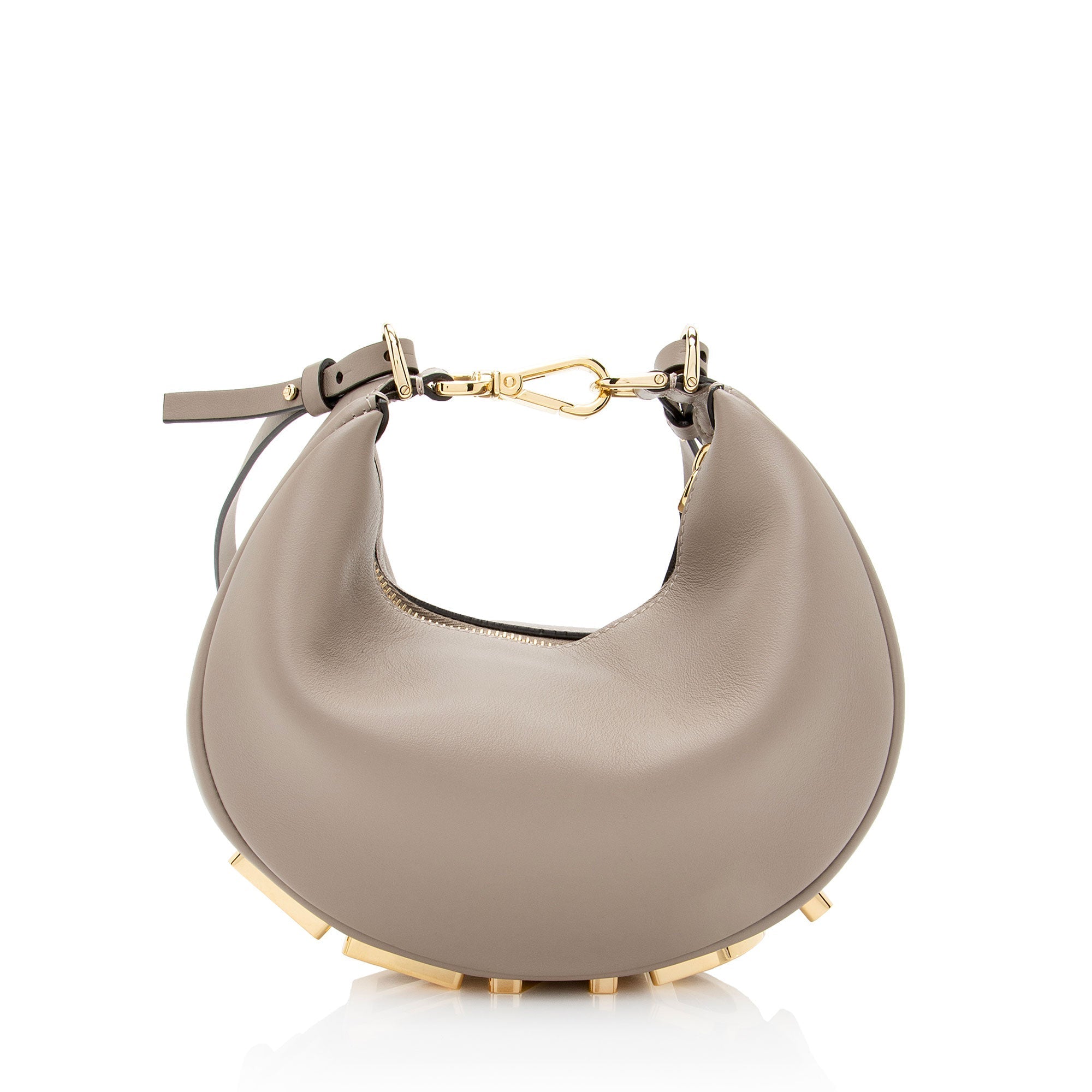 Fendi Leather Fendigraphy Mini Hobo - FINAL SALE