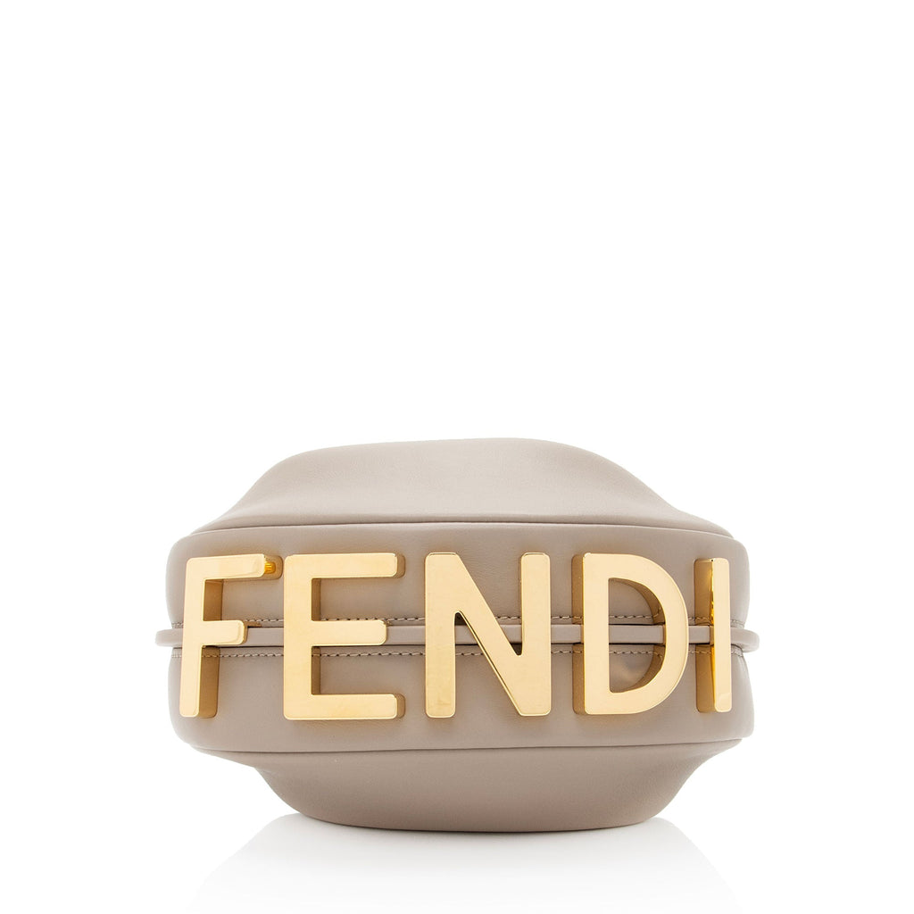 Fendi Leather Fendigraphy Mini Hobo - FINAL SALE