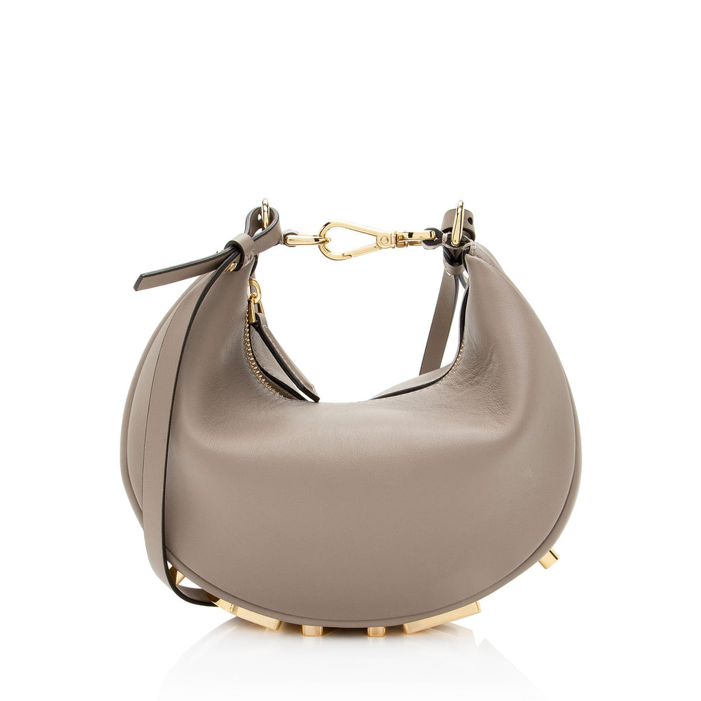 Fendi Leather Fendigraphy Mini Hobo - FINAL SALE