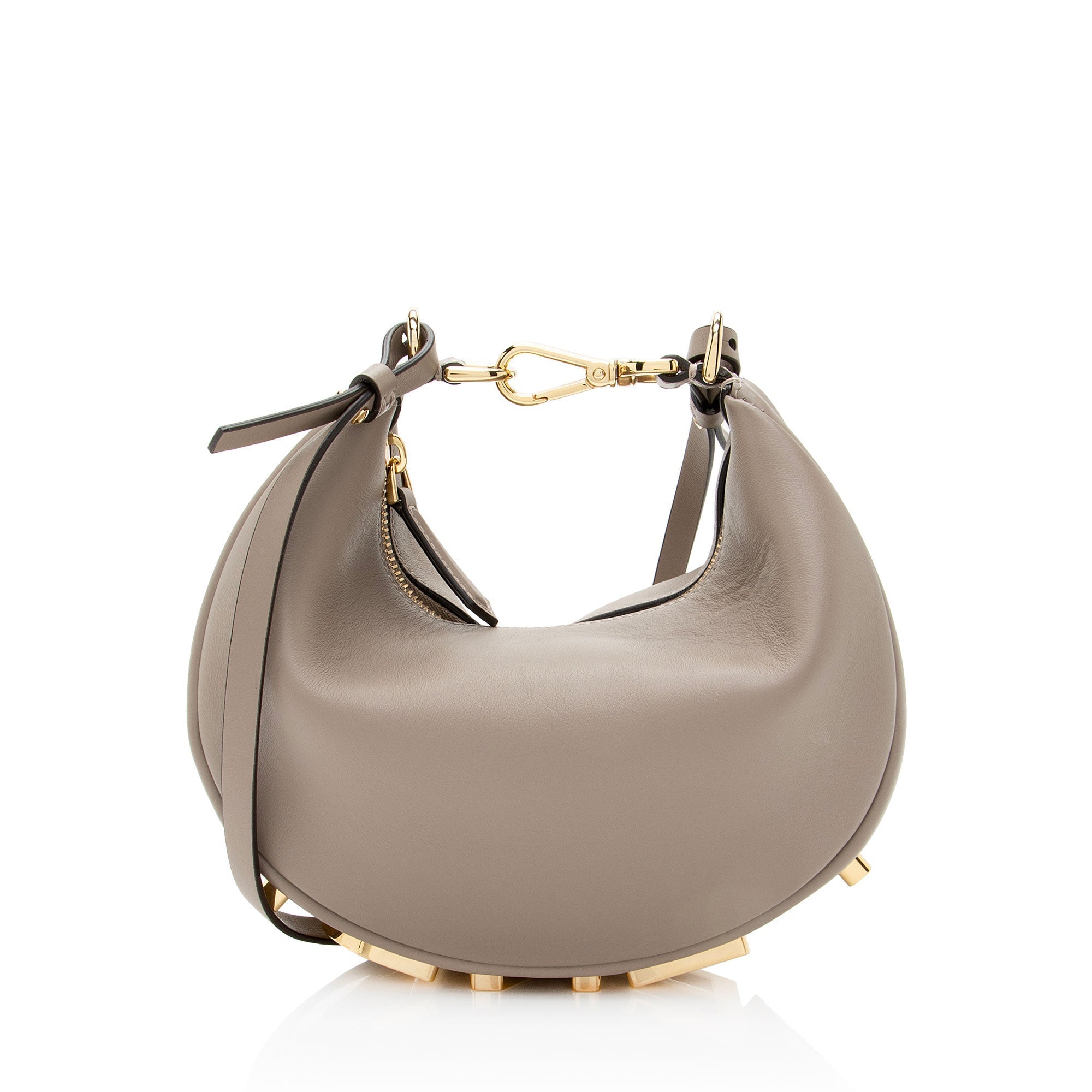 Fendi Leather Fendigraphy Mini Hobo - FINAL SALE
