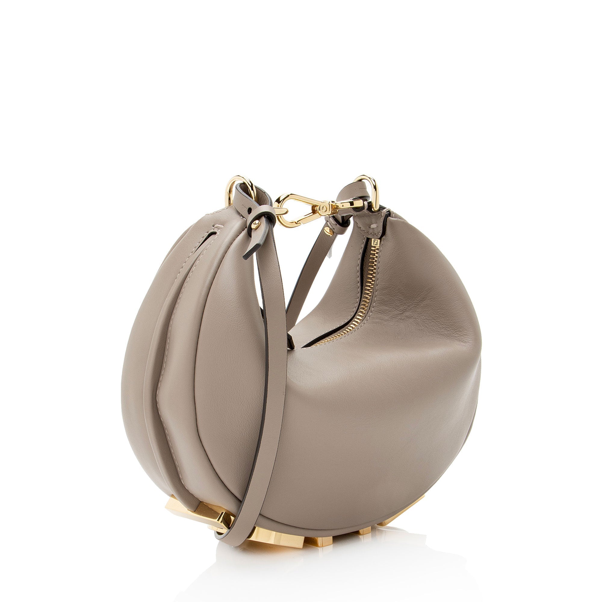 Fendi Leather Fendigraphy Mini Hobo - FINAL SALE
