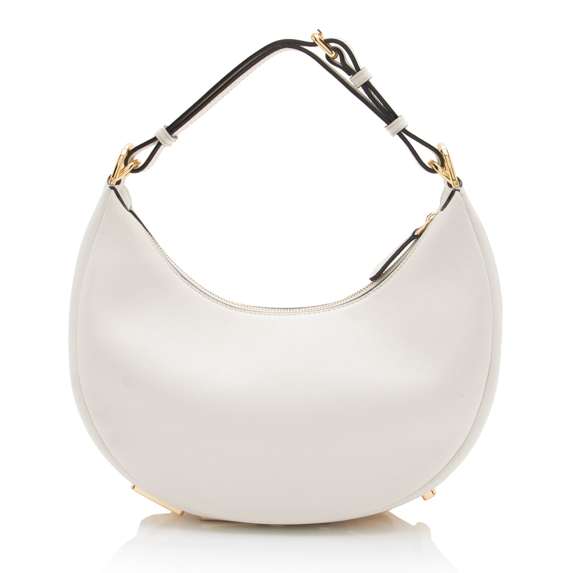 Fendi Leather Fendigraphy Small Hobo