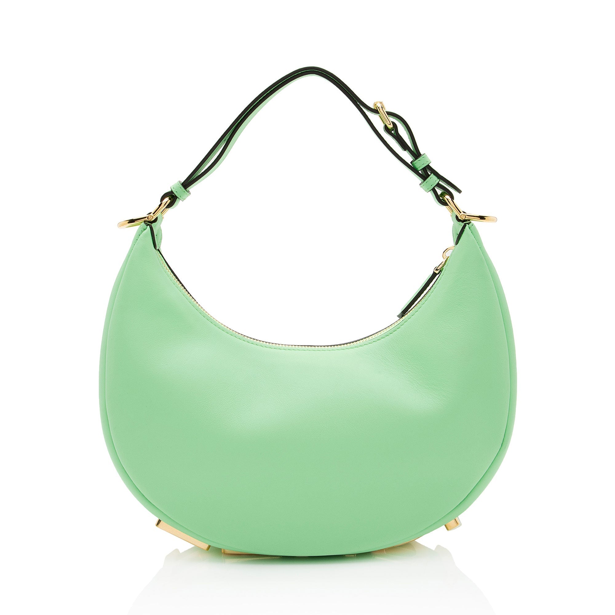 Fendi Leather Fendigraphy Small Hobo