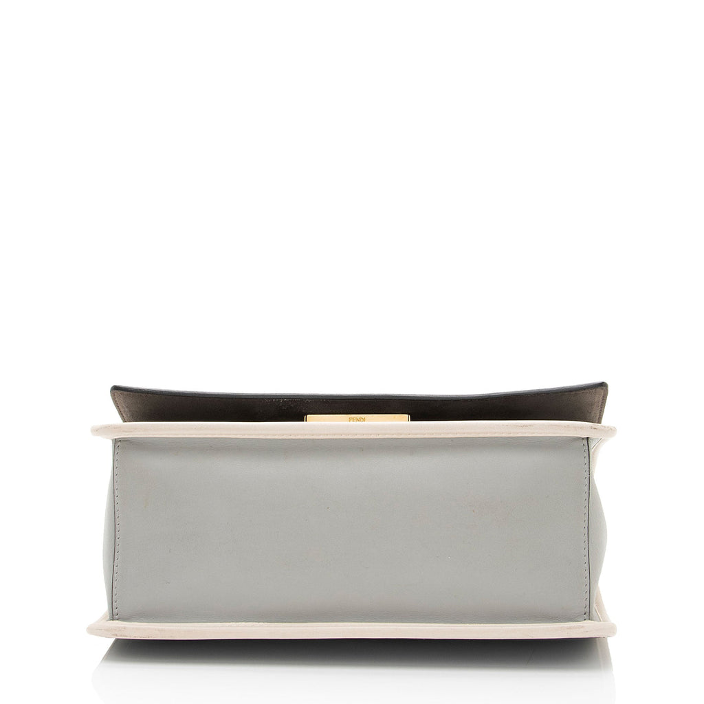 Fendi Leather Kan I F Medium Shoulder Bag